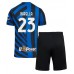 Tanie Strój piłkarski Inter Milan Nicolo Barella #23 Koszulka Podstawowej dla dziecięce 2024-25 Krótkie Rękawy (+ szorty)